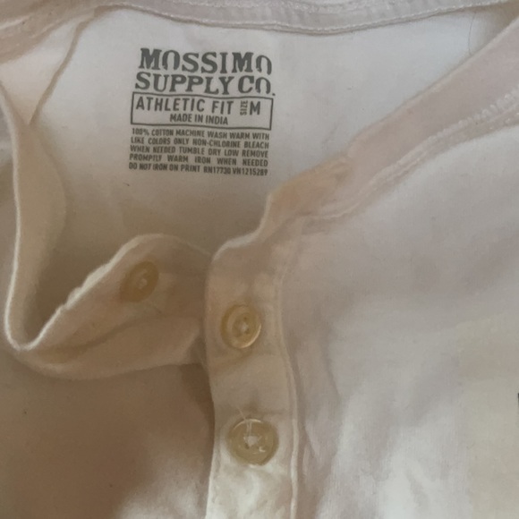 Men’s Mossimo long sleeve Henley tee. Size M - Picture 4 of 6